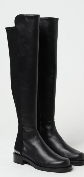 Stuart Weitzman Shoes - NWOB $795 Stuart Weitzman 5050 Bold Black Leather Over Knee Boots 9.5 B